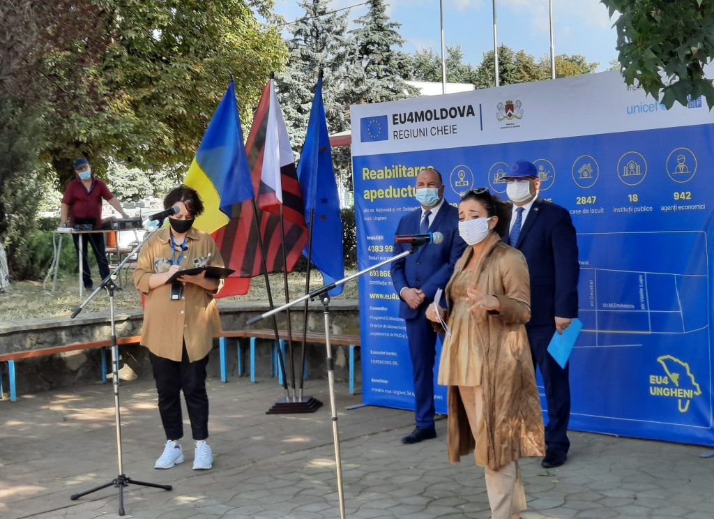 Programul EU4Moldova a lansat la Ungheni construcția unui nou apeduct