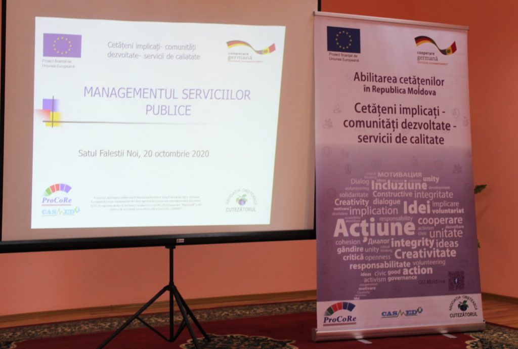Membrii Comitetului Local de Cetățeni Făleștii Noi își dezvoltă capacitățile.