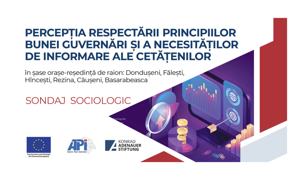Studiu / Cum percep cetățenii respectarea de către autoritățile locale a principiilor bunei guvernări?